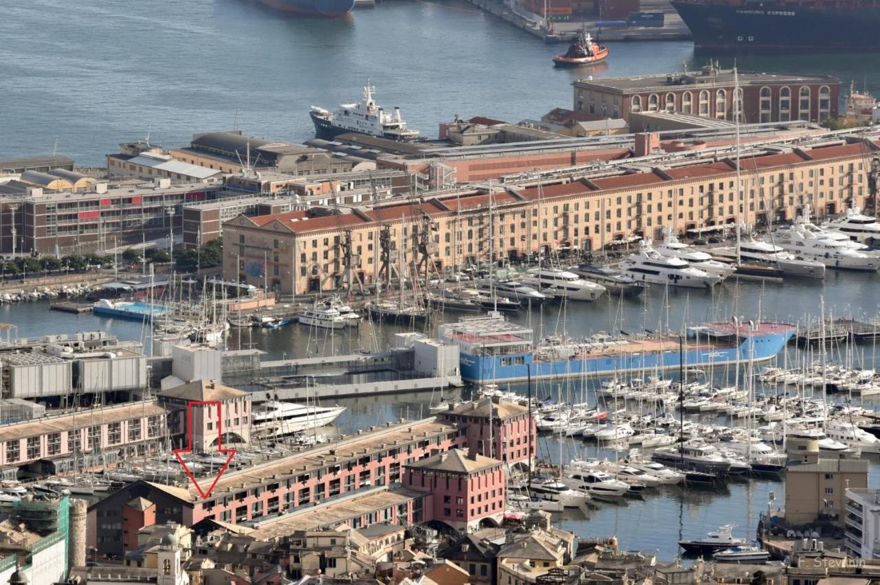 616 Genova - Loft Al Porto Antico Apartment Luaran gambar